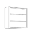 CNC Cabinetry WOC3030 line drawing