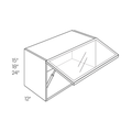 CNC Cabinetry aluminum frame glass door horizontal wall cabinet line drawing