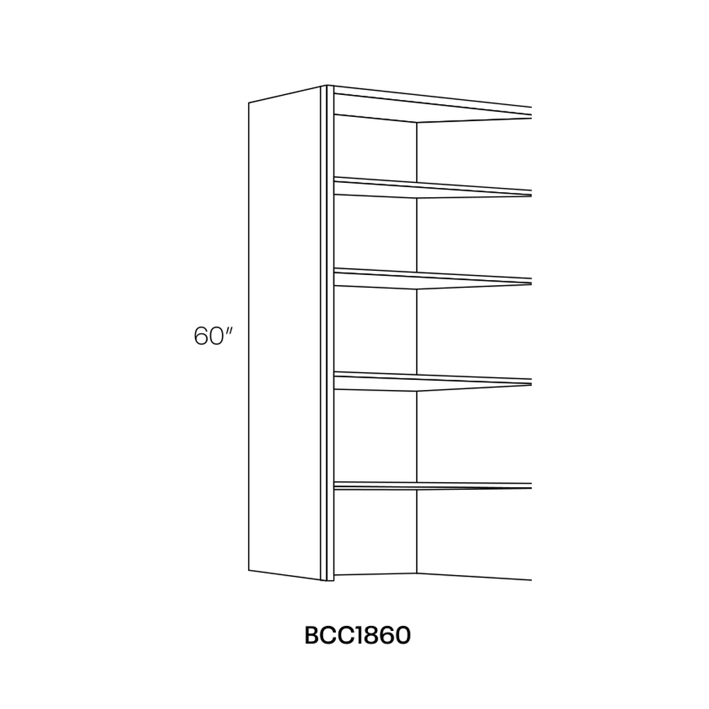 CNC Cabinetry BCC1860 line drawing