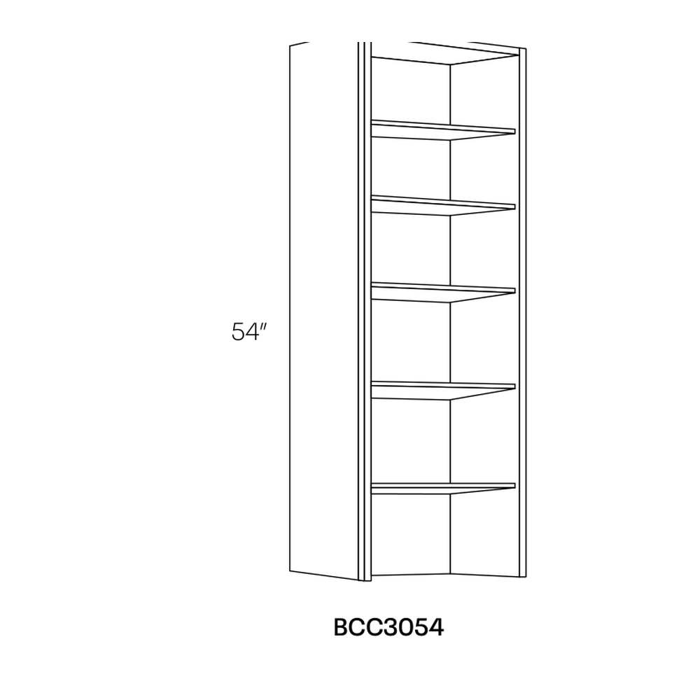 CNC Cabinetry BCC3054 line drawing