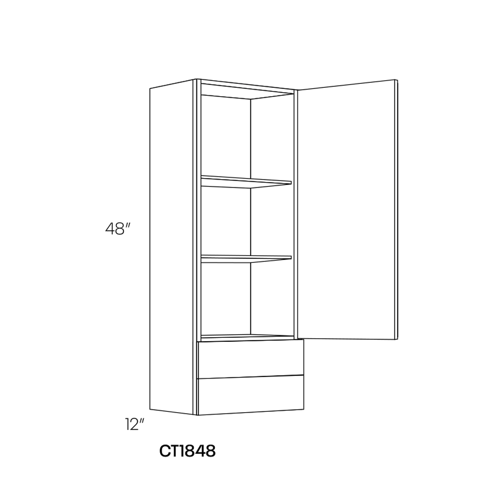 CNC Cabinetry CT1848 line drawing