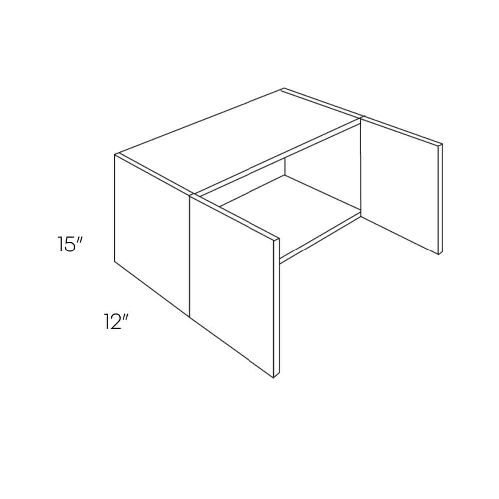 CNC Cabinetry W15 line drawing