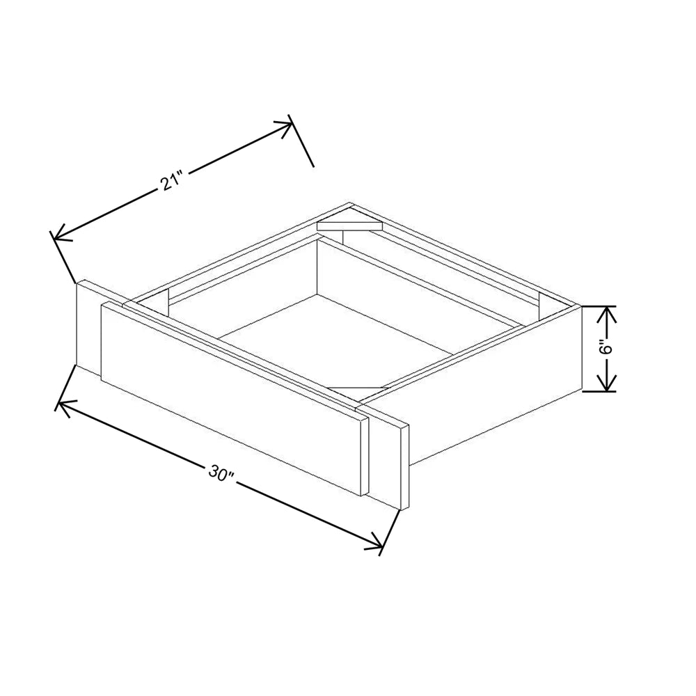 CNC Concord Sydney White 30" W X 21" D Desk Drawer