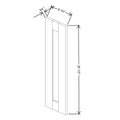 Fabuwood Allure Galaxy Claystone 8 1/2" W X 29 1/2" H Decorative Door