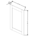 Fabuwood Allure Galaxy Elderberry 20 1/2" W X 29 1/2" H Decorative Door