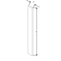 CNC Classic Broadway Almond 3" W X 30" H Fillers
