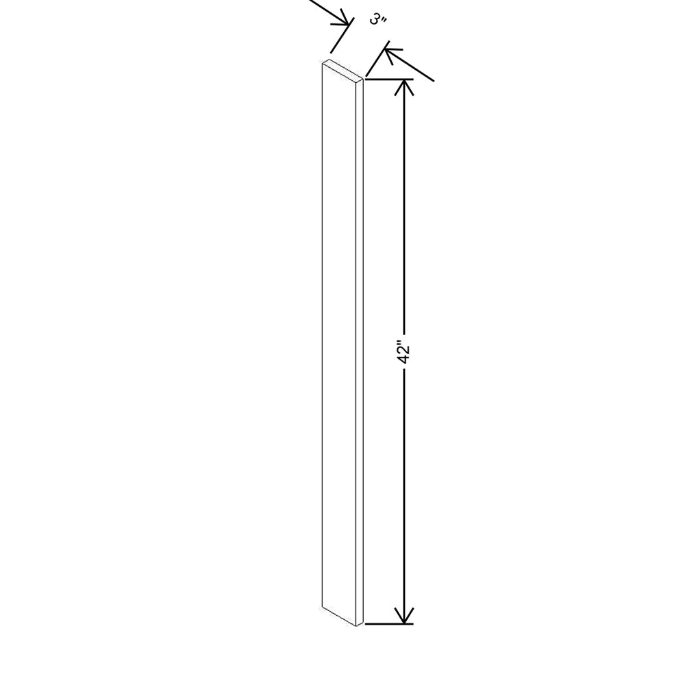 CNC Classic Milano Sand 3" W X 42" H Fillers