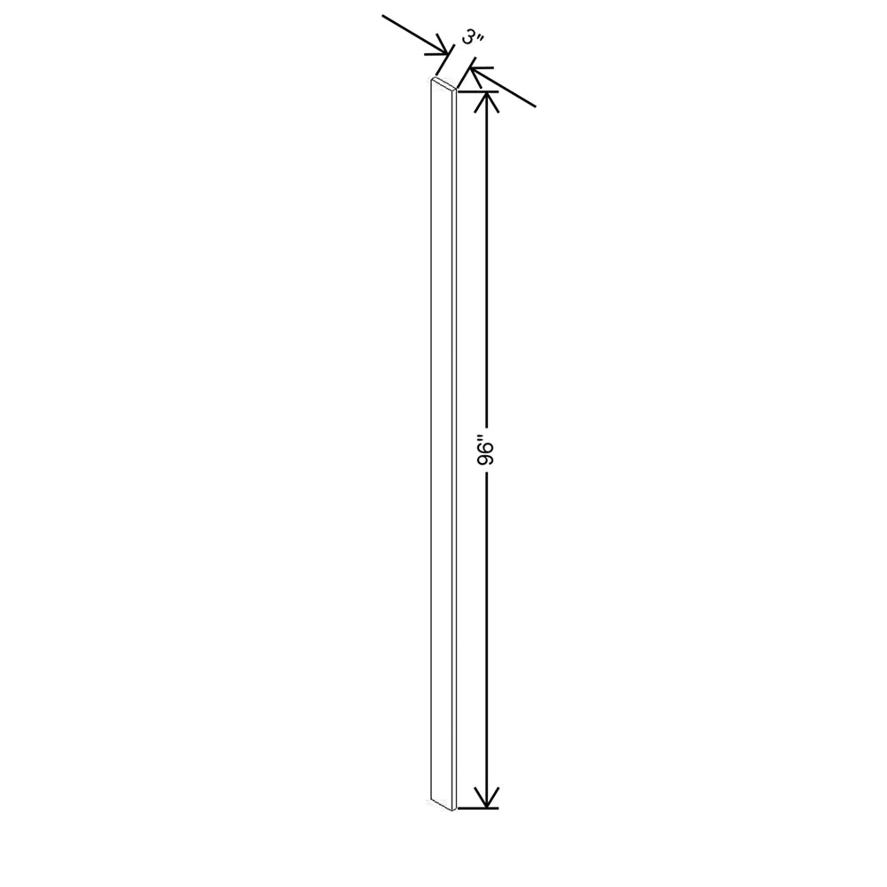 CNC Luxor Espresso 3" W X 96" H Fillers