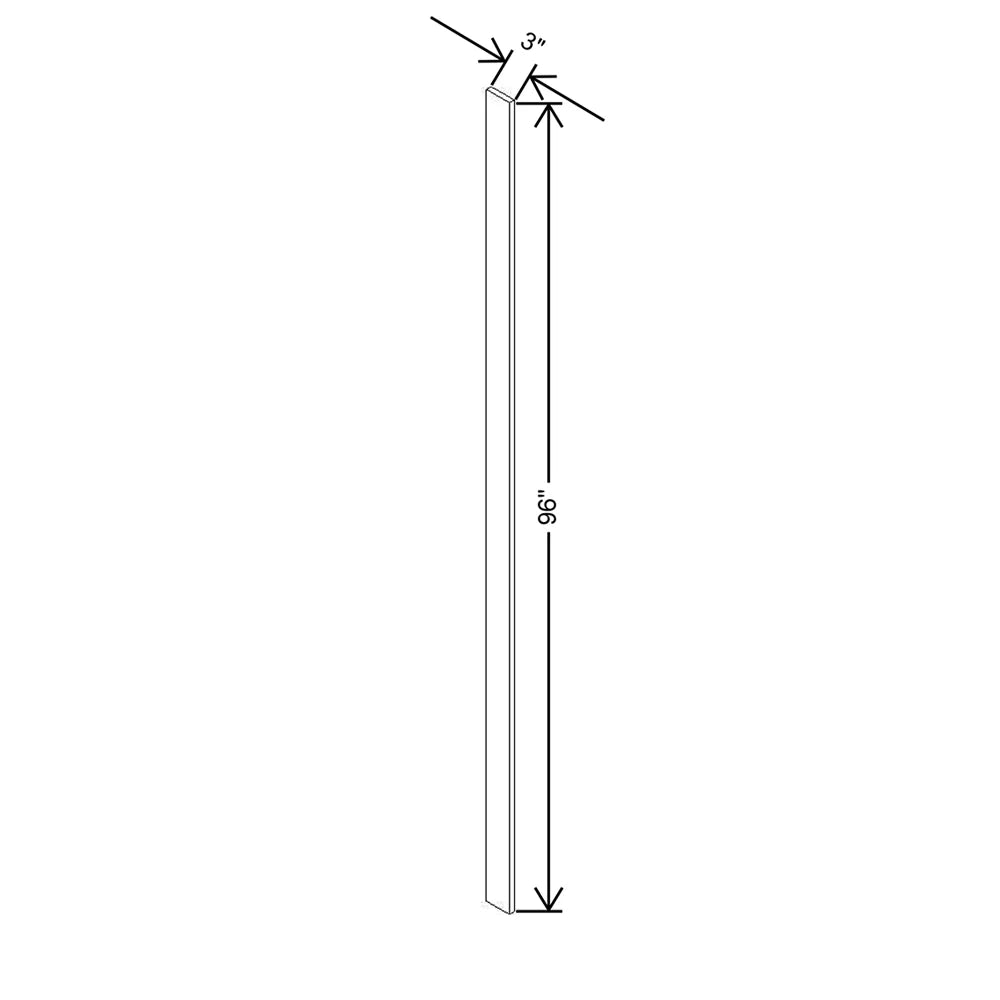 CNC Classic Versailles White 3" W X 96" H Fillers