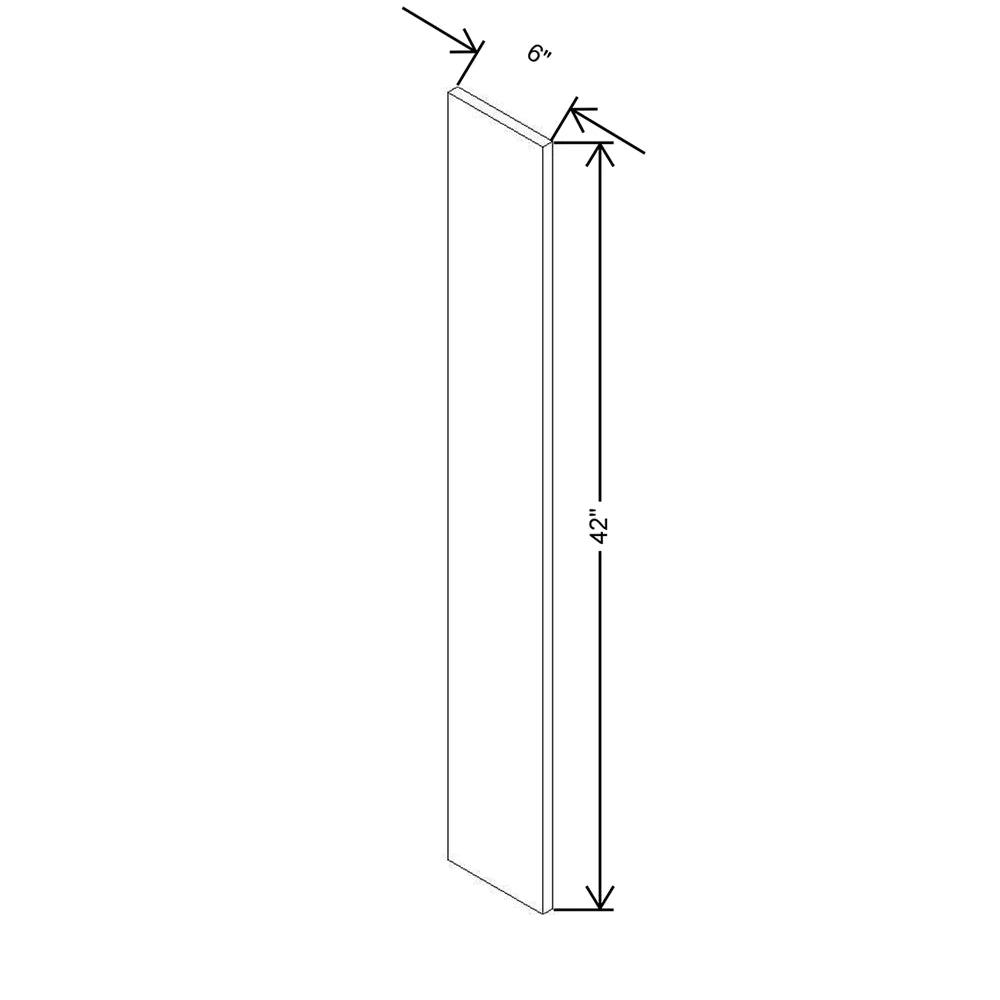 CNC Classic Broadway Graphite 6" W X 42" H Fillers
