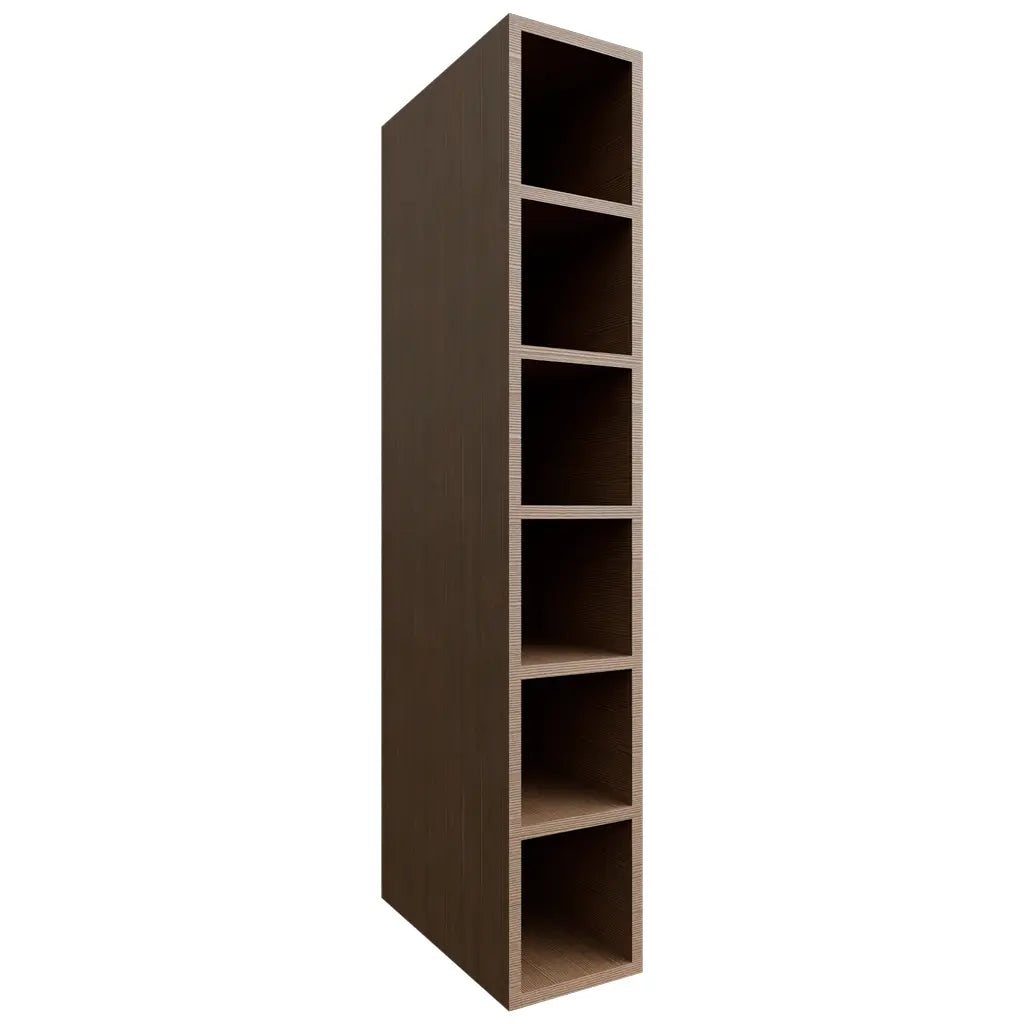Fabuwood Allure Luxe Canyon Oak 06" W X 36" H X 12" D Wall Wine Cube