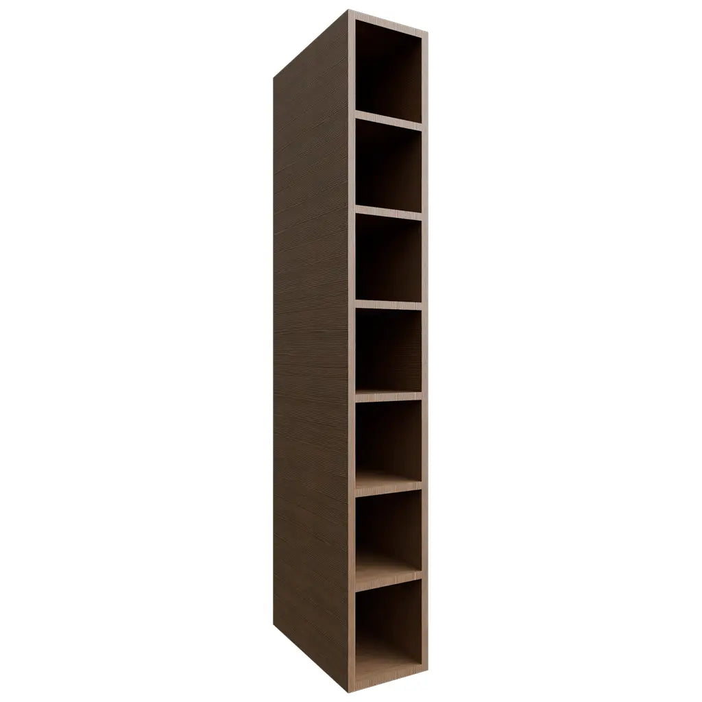 Fabuwood Allure Luxe Canyon Oak 06" W X 42" H X 12" D Wall Wine Cube