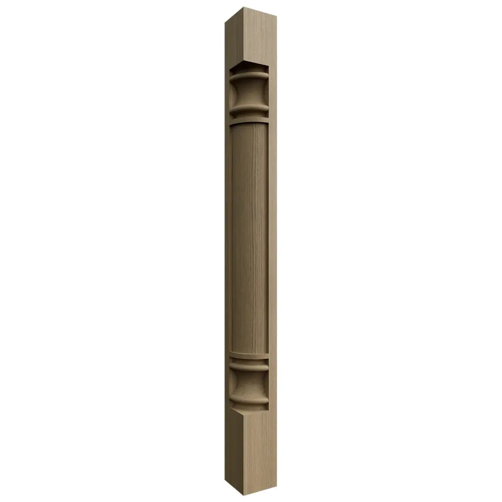 Fabuwood Allure Luna Desert Oak 3" W X 36" H X 3" D Corner Post