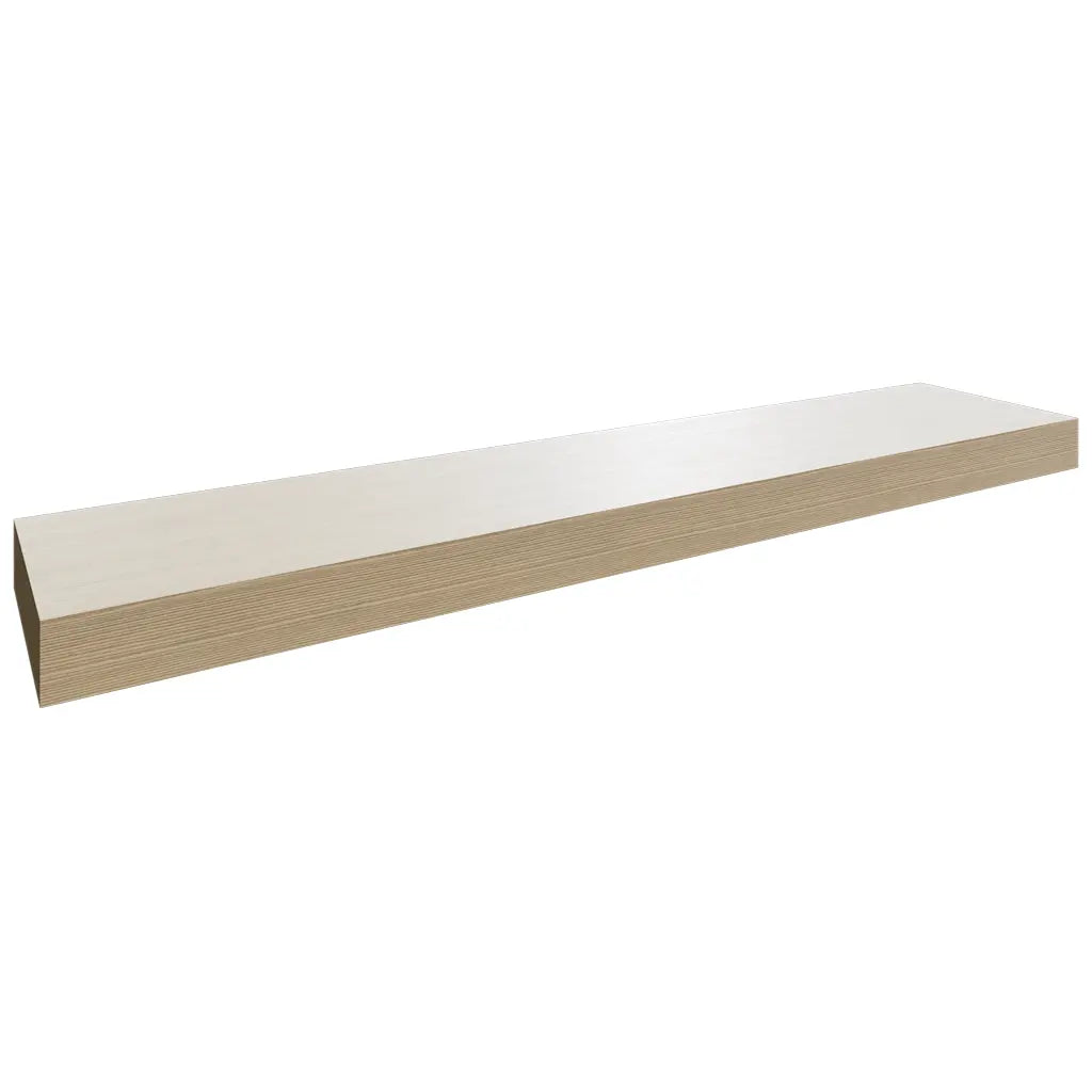 Fabuwood Allure Luna Desert Oak 48" W X 2 1/2" H X 10" D Floating Shelf