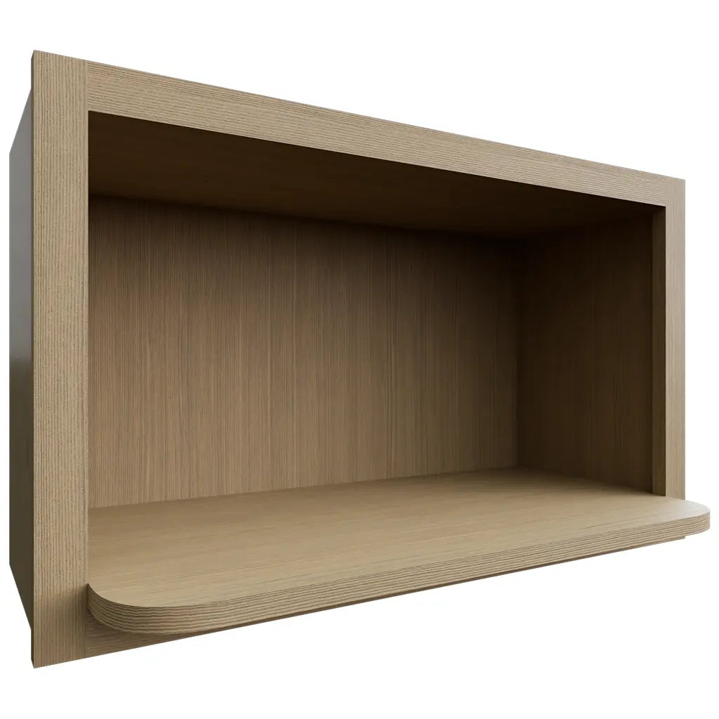 Fabuwood Allure Luna Desert Oak 30" W X 18" H X 12" D Microwave Cabinet