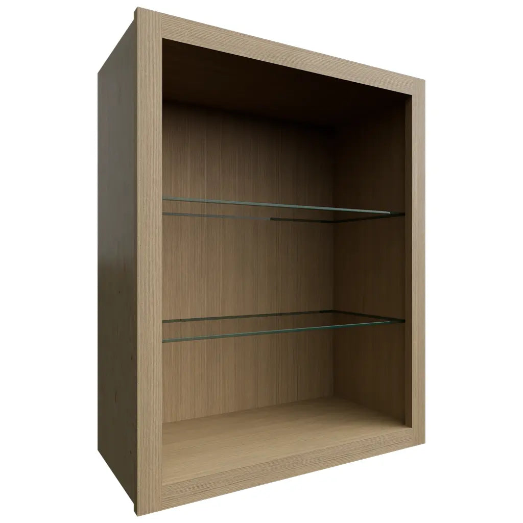 Fabuwood Allure Luna Desert Oak 24" W X 30" H X 12" D Wall No Door Cabinet