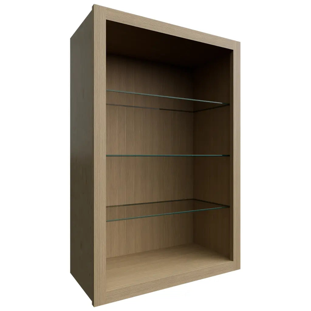 Fabuwood Allure Luna Desert Oak 24" W X 36" H X 12" D Wall No Door Cabinet