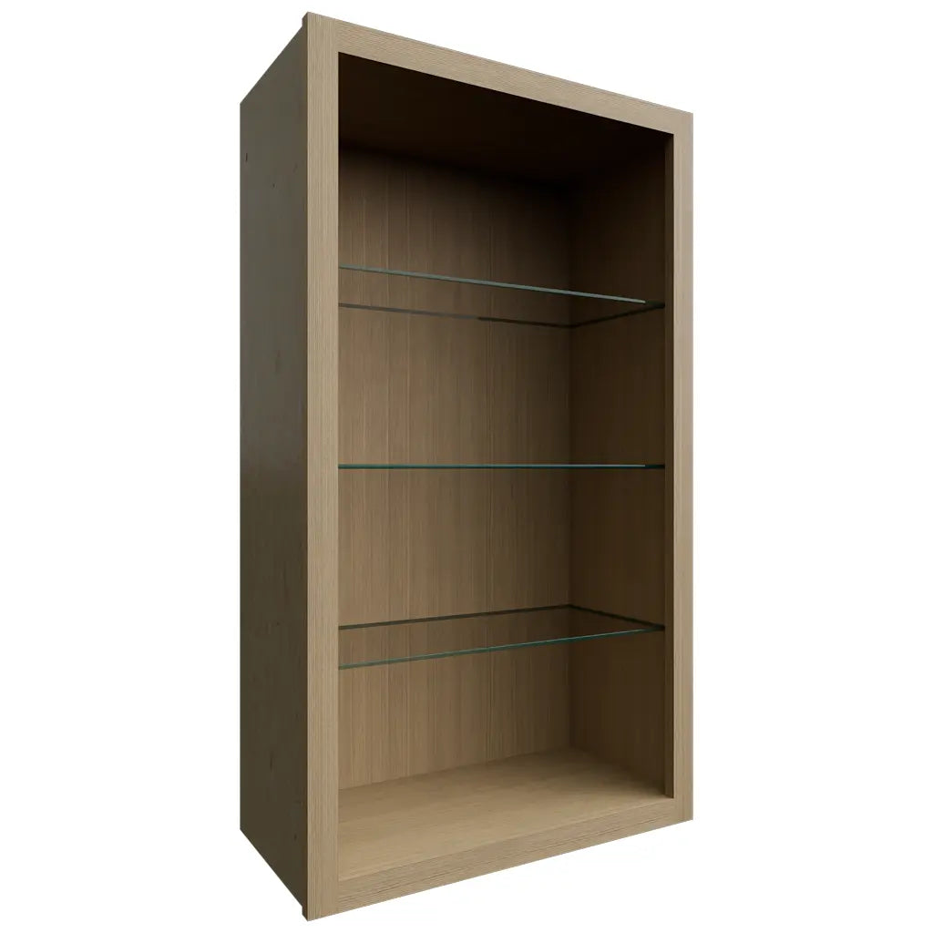 Fabuwood Allure Luna Desert Oak 24" W X 42" H X 12" D Wall No Door Cabinet