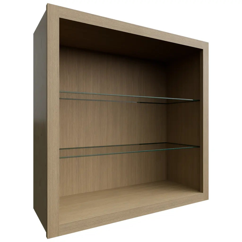 Fabuwood Allure Luna Desert Oak 30" W X 30" H X 12" D Wall No Door Cabinet