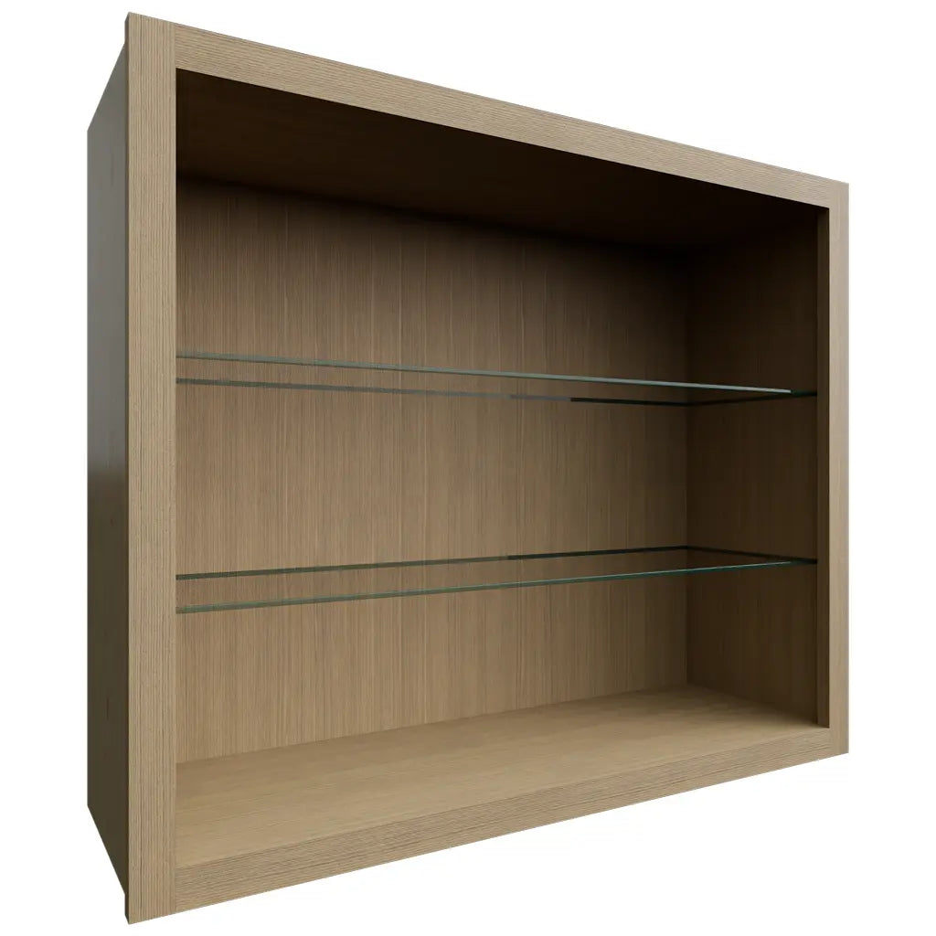Fabuwood Allure Luna Desert Oak 36" W X 30" H X 12" D Wall No Door Cabinet