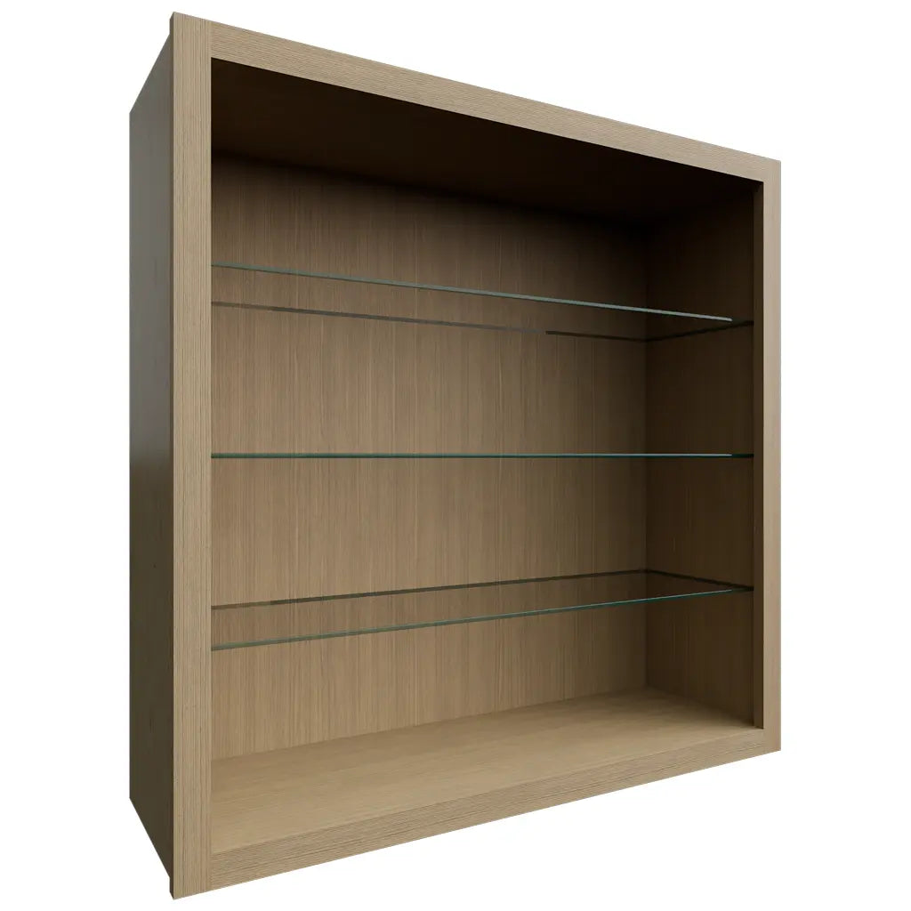 Fabuwood Allure Luna Desert Oak 36" W X 36" H X 12" D Wall No Door Cabinet