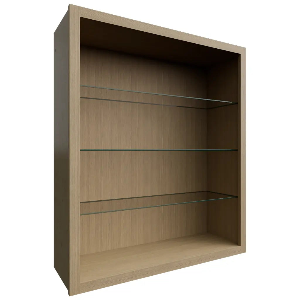 Fabuwood Allure Luna Desert Oak 36" W X 42" H X 12" D Wall No Door Cabinet