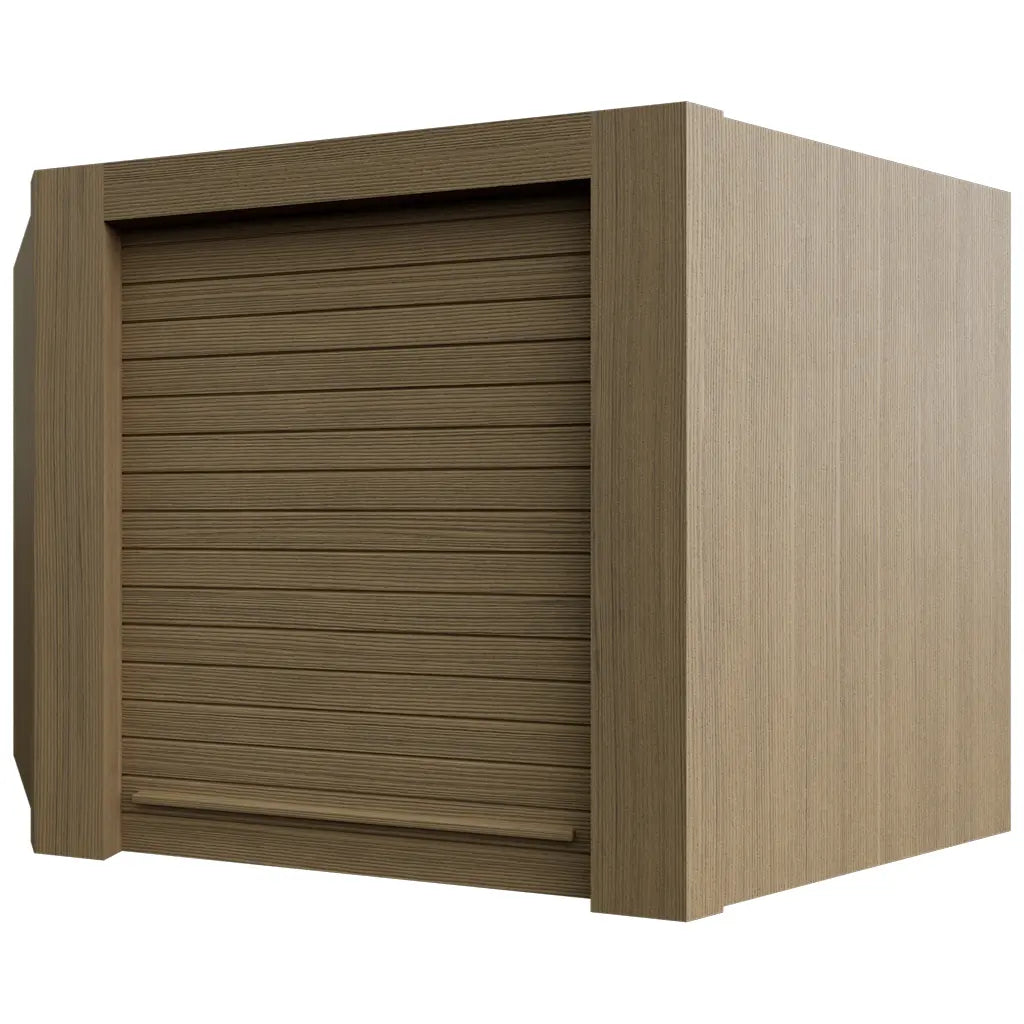 Fabuwood Allure Luxe Desert Oak 24" W X 18" H X 12" D Wall Diagonal Corner Garage Appliance Cabinet