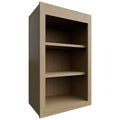 Fabuwood Allure Galaxy Desert Oak 18" W X 30" H X 12" D Wall Open Shelf Cabinet