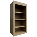 Fabuwood Allure Galaxy Desert Oak 18" W X 36" H X 12" D Wall Open Shelf Cabinet