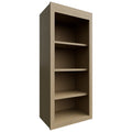 Fabuwood Allure Galaxy Desert Oak 18" W X 42" H X 12" D Wall Open Shelf Cabinet