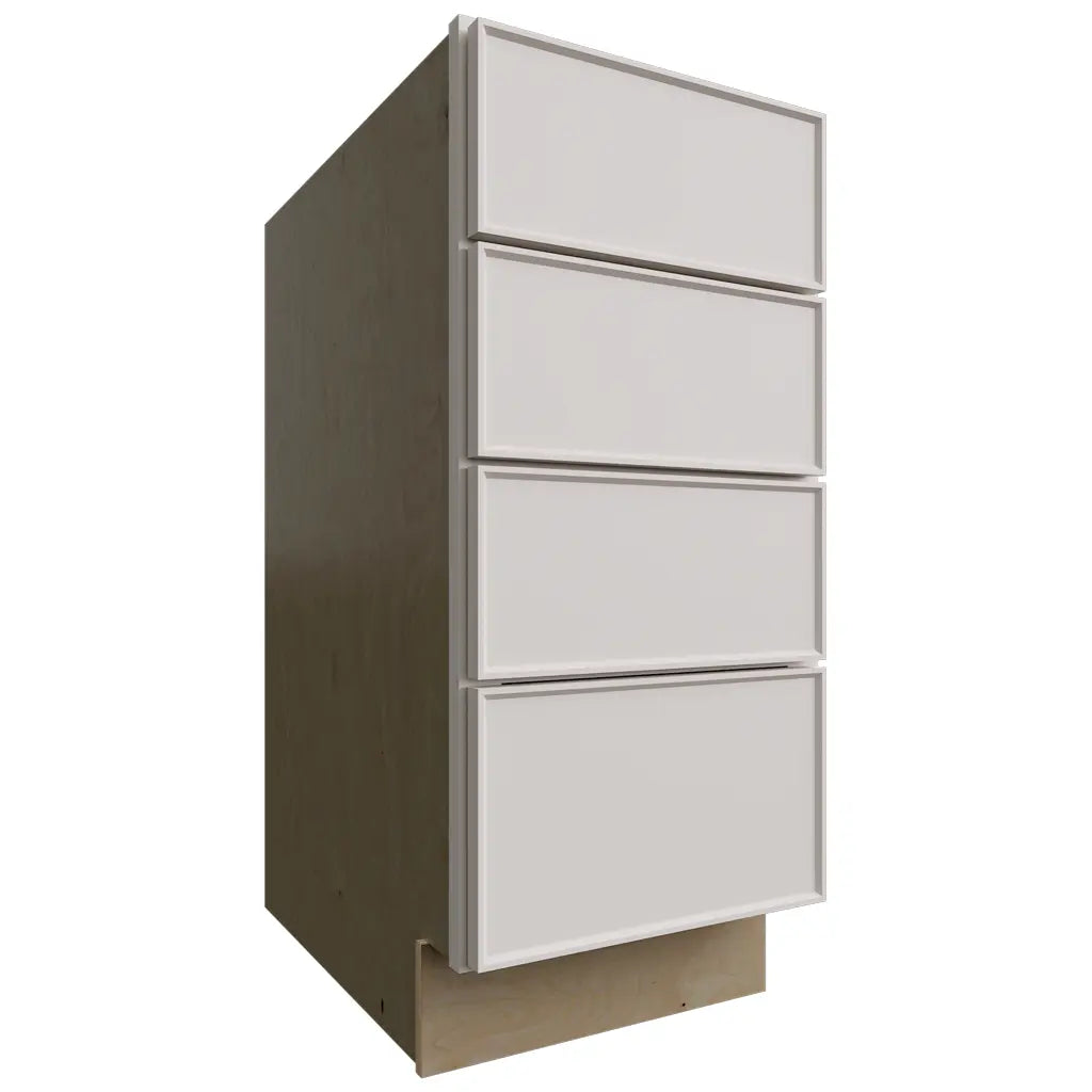 Fabuwood Allure Echo Dove 15" W X 34 1/2" H X 24" D 4 Drawer Base Cabinet
