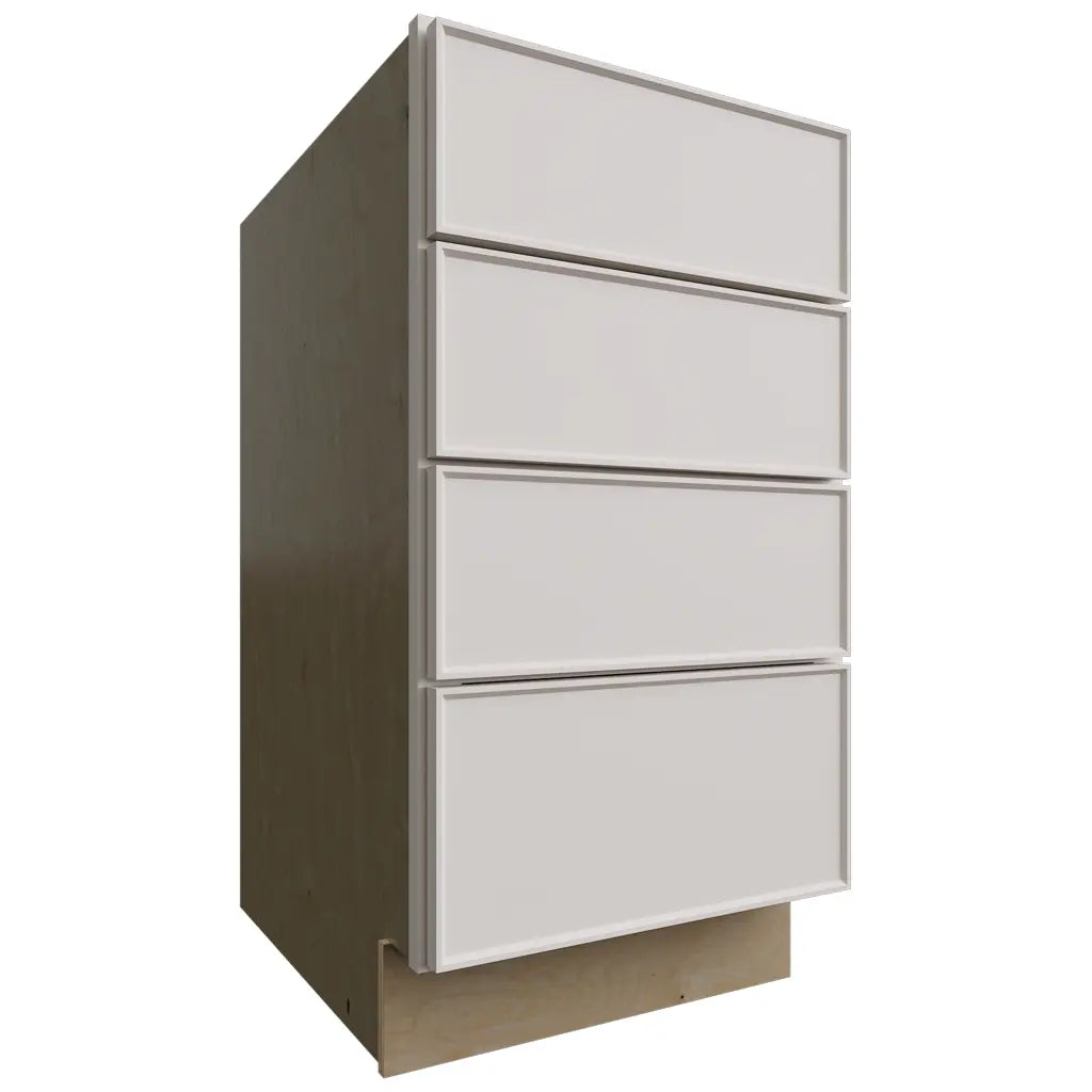 Fabuwood Allure Echo Dove 18" W X 34 1/2" H X 24" D 4 Drawer Base Cabinet