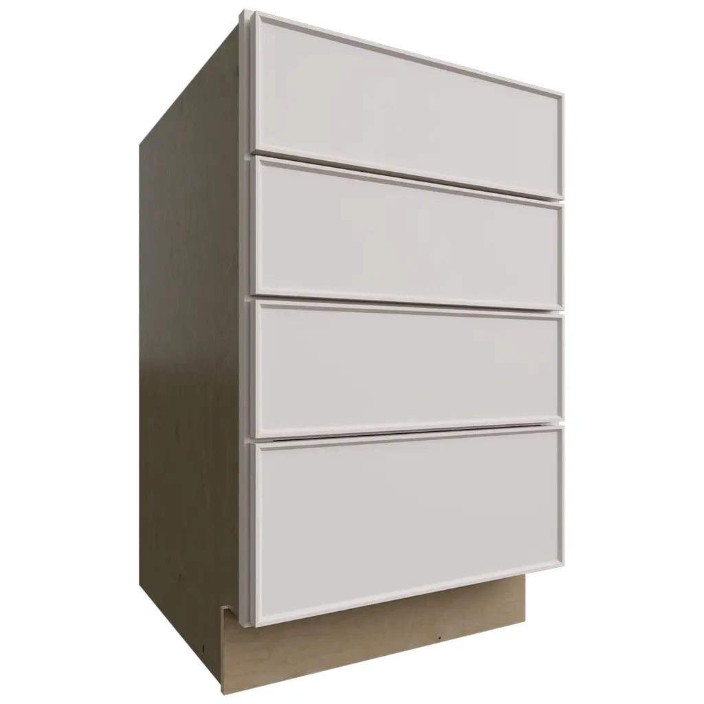 Fabuwood Allure Echo Dove 21" W X 34 1/2" H X 24" D 4 Drawer Base Cabinet