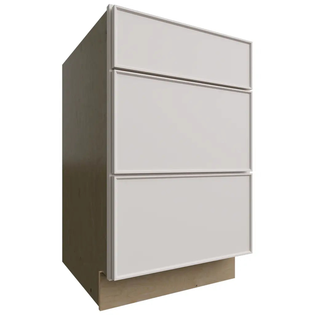 Fabuwood Allure Echo Dove 21" W X 34 1/2" H X 24" D 3 Drawer Base Cabinet