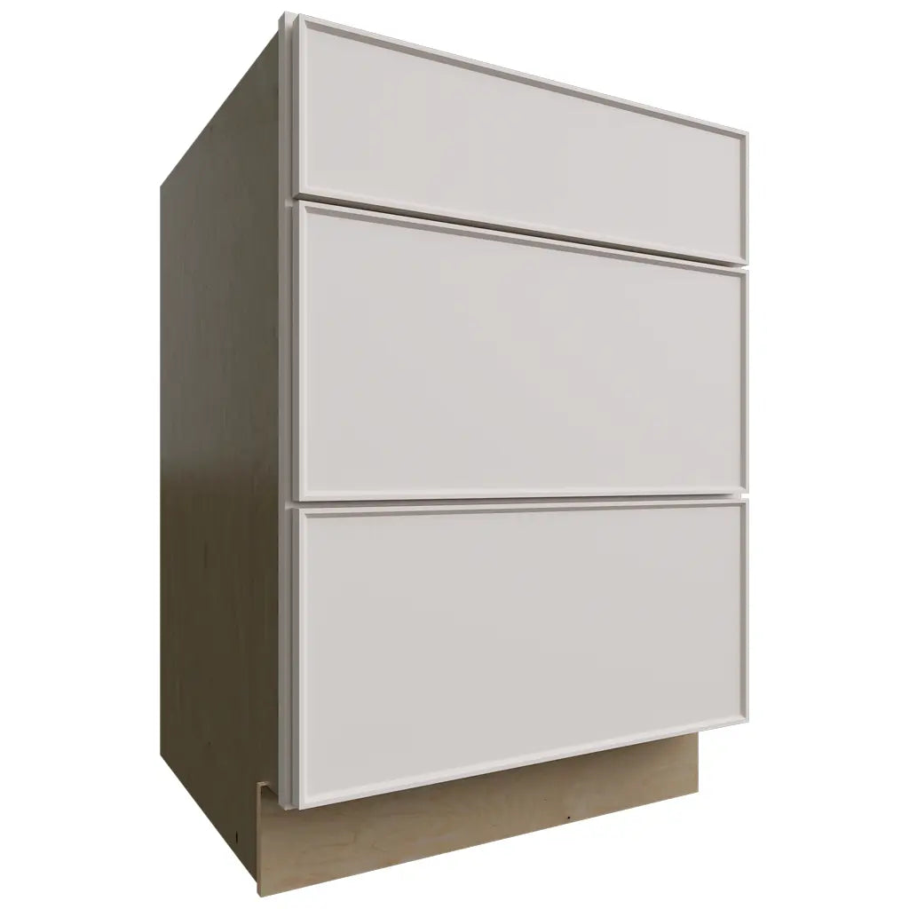 Fabuwood Allure Echo Dove 24" W X 34 1/2" H X 24" D 3 Drawer Base Cabinet