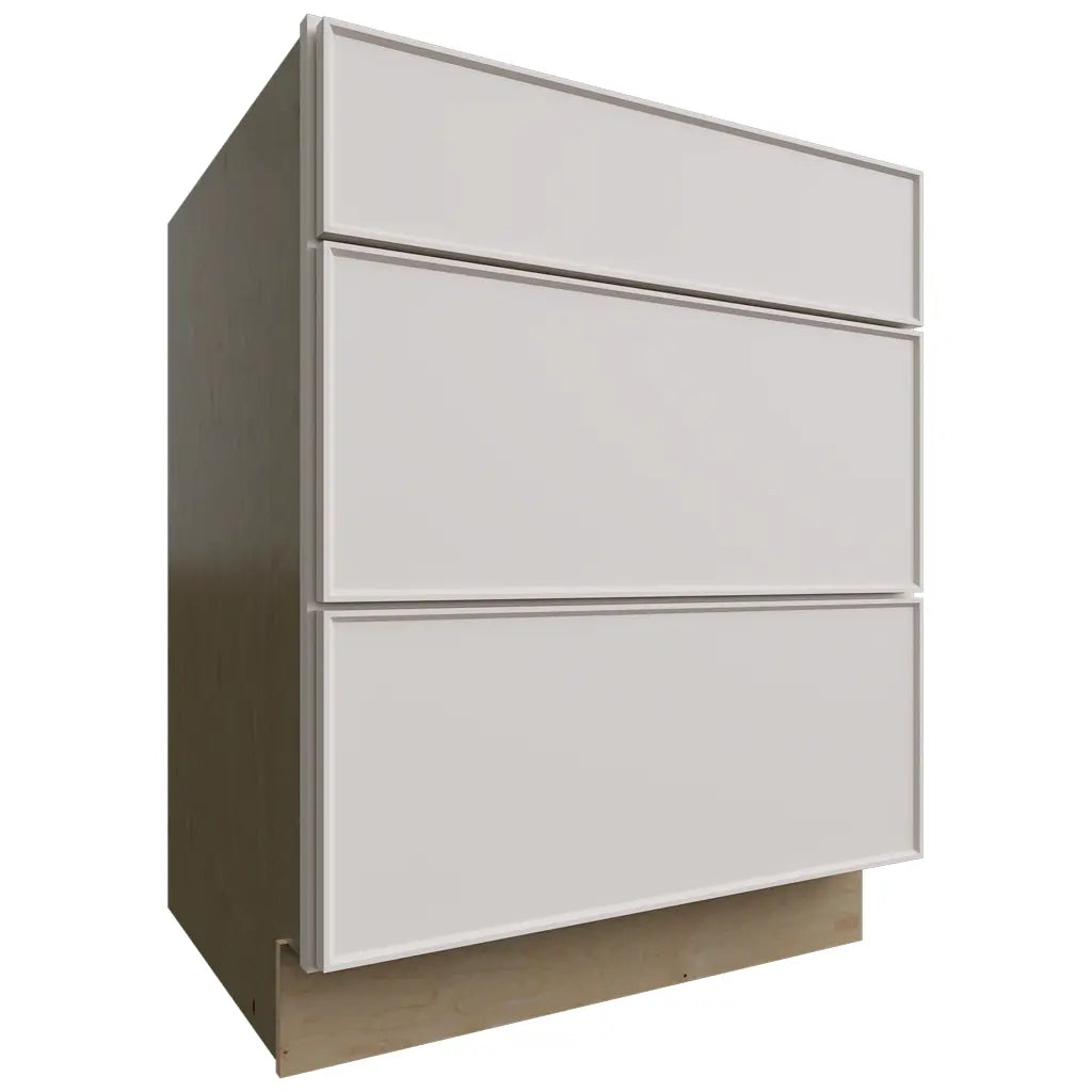 Fabuwood Allure Echo Dove 27" W X 34 1/2" H X 24" D 3 Drawer Base Cabinet