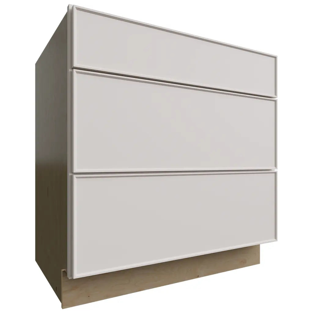 Fabuwood Allure Echo Dove 33" W X 34 1/2" H X 24" D 3 Drawer Base Cabinet