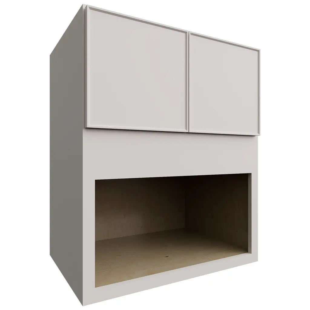 Fabuwood Allure Echo Dove 30" W X 36" H X 21" D Microwave Cabinet