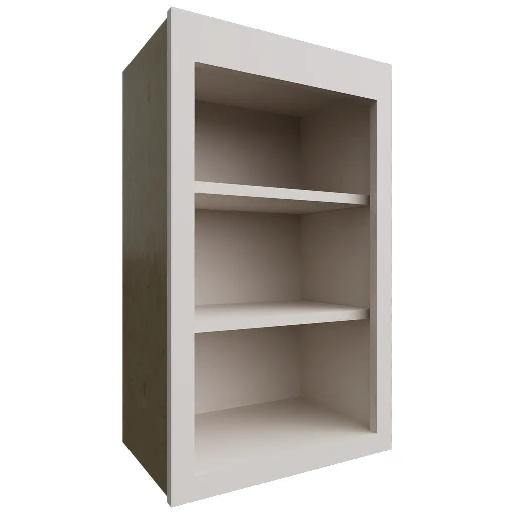 Fabuwood Allure Echo Dove 18" W X 30" H X 12" D Wall Open Shelf Cabinet