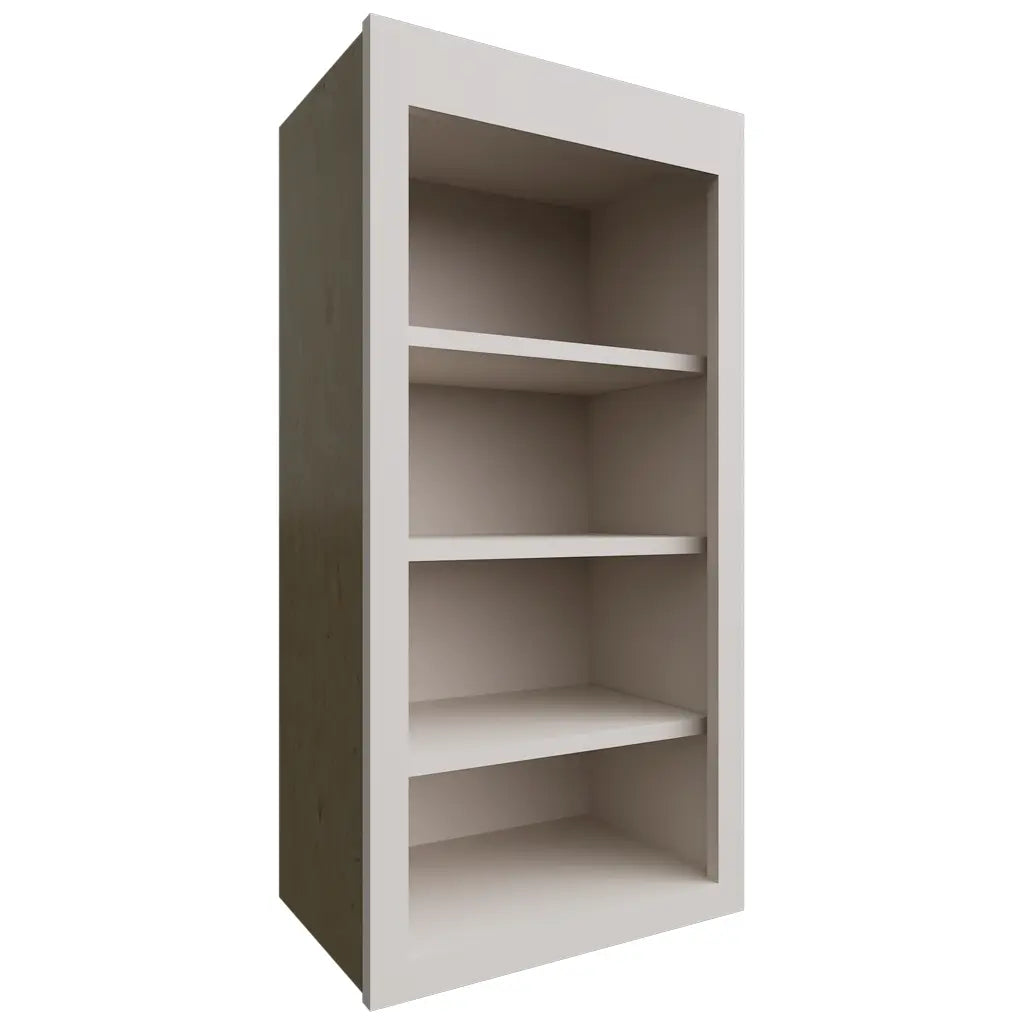 Fabuwood Allure Echo Dove 18" W X 36" H X 12" D Wall Open Shelf Cabinet