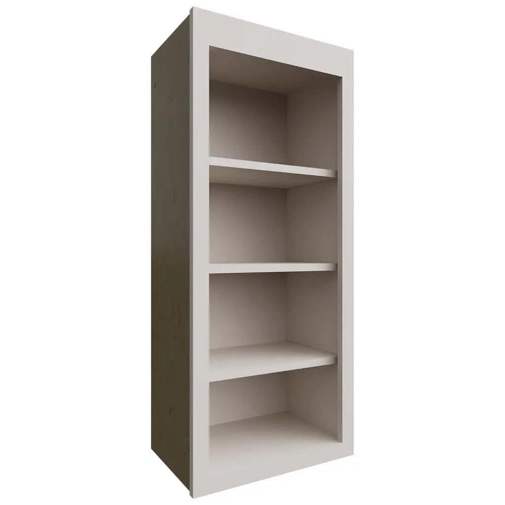 Fabuwood Allure Echo Dove 18" W X 42" H X 12" D Wall Open Shelf Cabinet