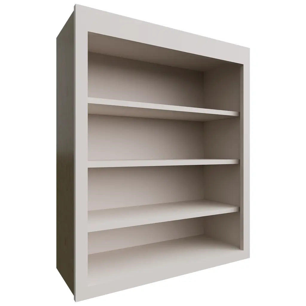 Fabuwood Allure Echo Dove 30" W X 36" H X 12" D Wall Open Shelf Cabinet
