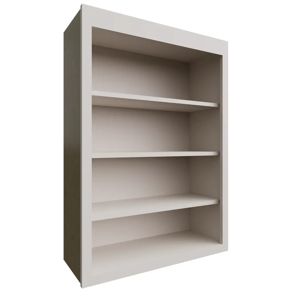 Fabuwood Allure Echo Dove 30" W X 42" H X 12" D Wall Open Shelf Cabinet