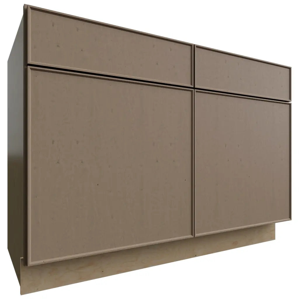 Fabuwood Allure Echo Mocha 48" W X 34 1/2" H X 24" D Double Doors/Double Drawers Base Cabinet