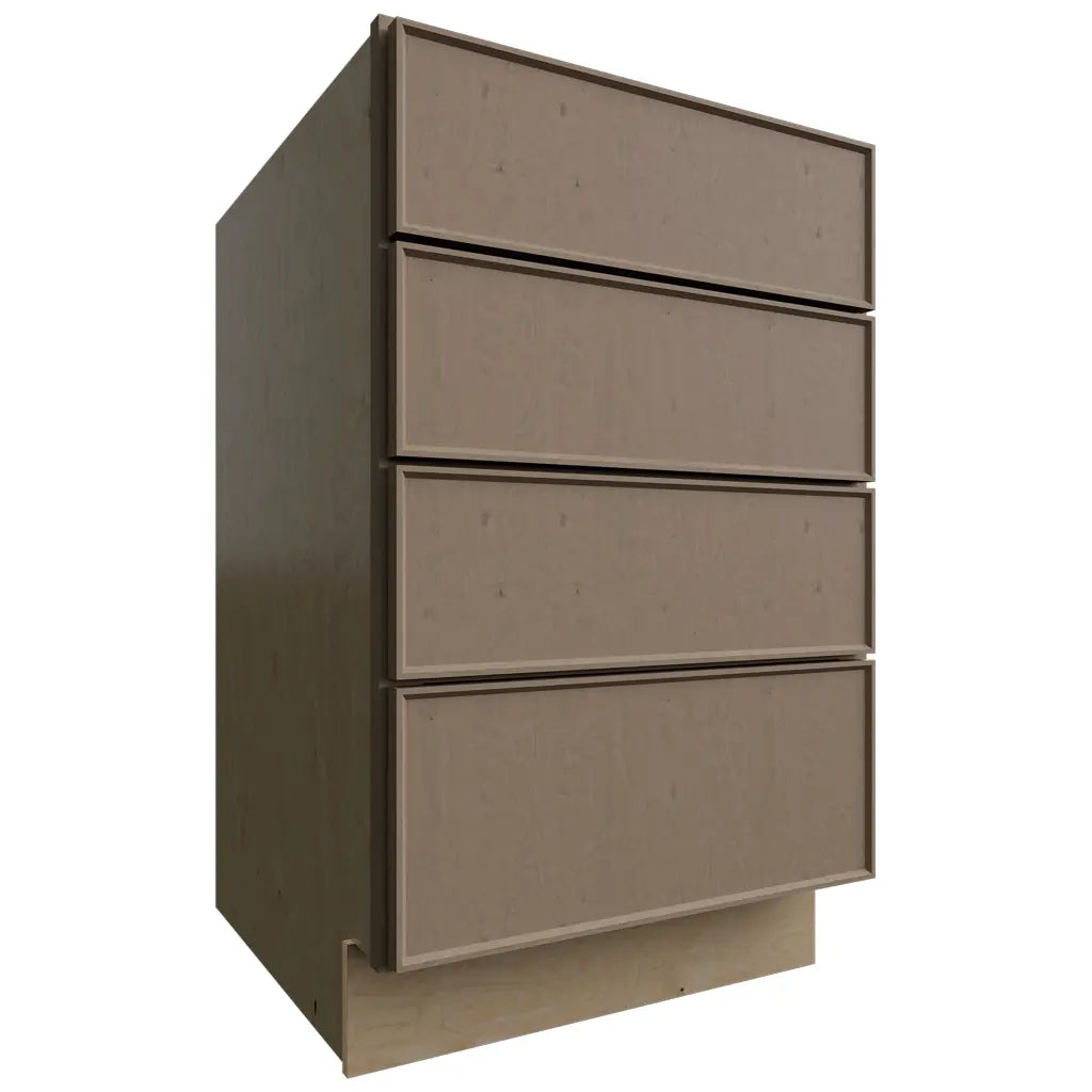 Fabuwood Allure Echo Mocha 21" W X 34 1/2" H X 24" D 4 Drawer Base Cabinet