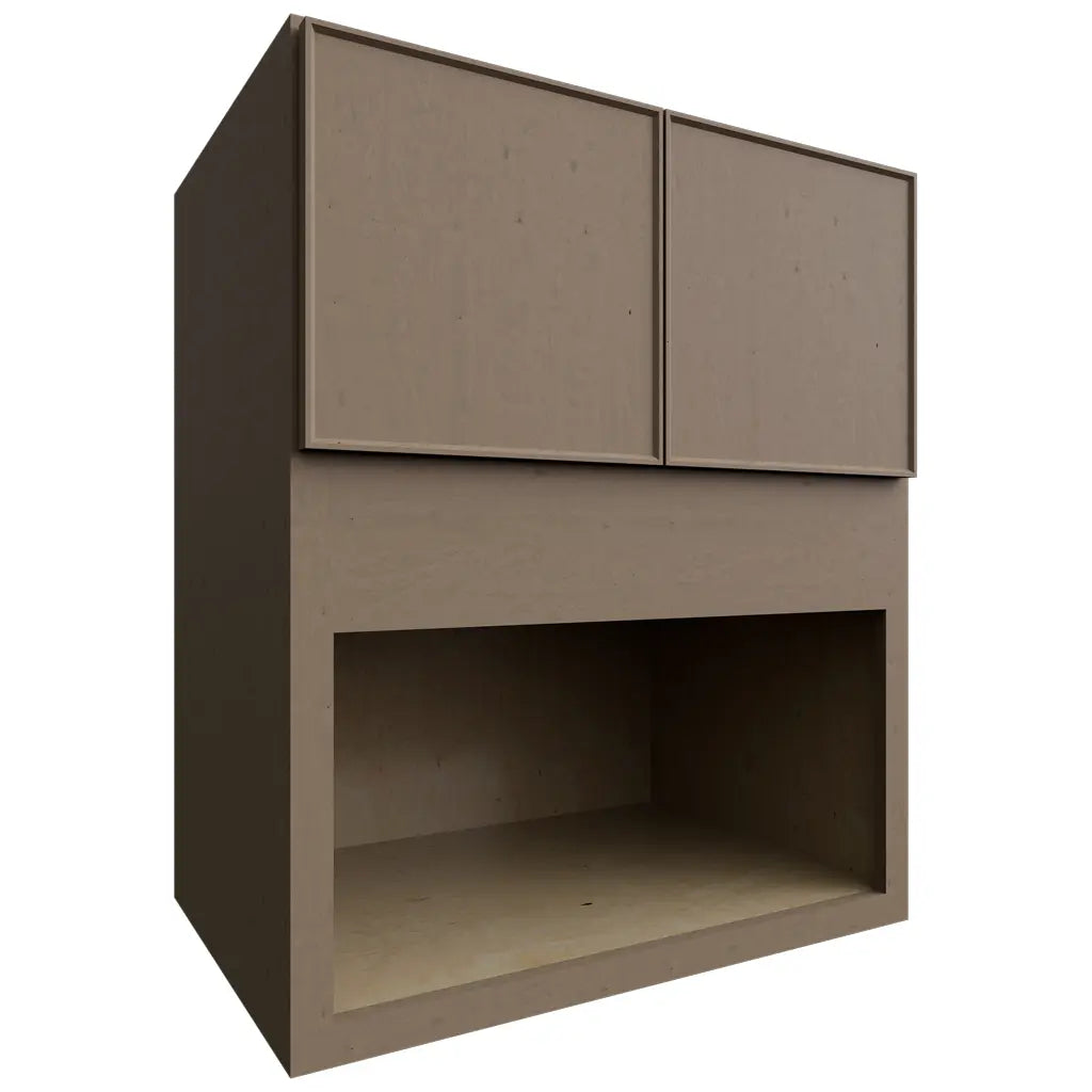 Fabuwood Allure Echo Mocha 30" W X 36" H X 21" D Microwave Cabinet