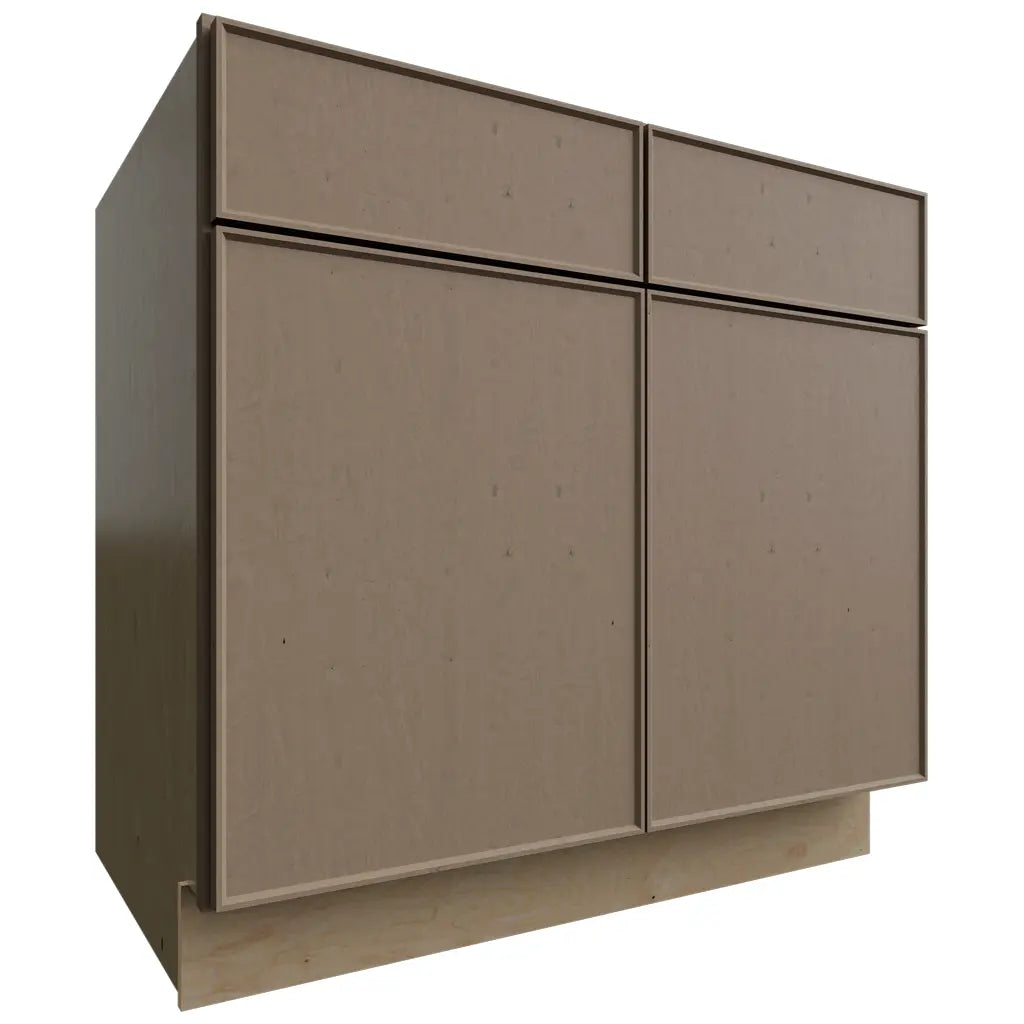 Fabuwood Allure Echo Mocha 36" W X 34 1/2" H X 24" D Double Door Sink Base Cabinet