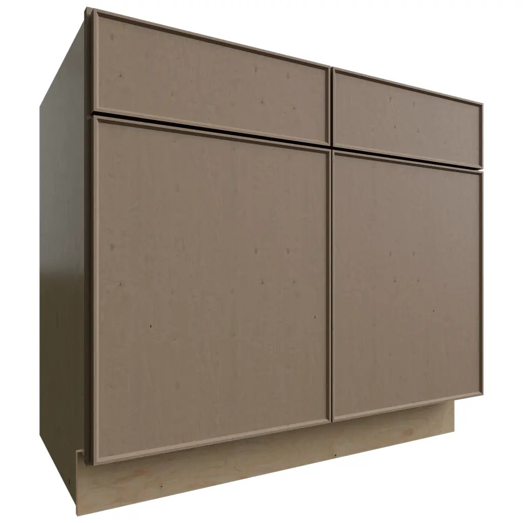 Fabuwood Allure Echo Mocha 39" W X 34 1/2" H X 24" D Double Door Sink Base Cabinet