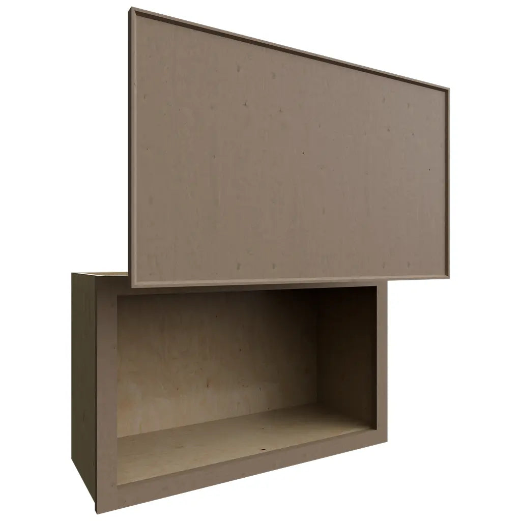 Fabuwood Allure Echo Mocha 30" W X 18" H X 12" D Wall Appliance Center Cabinet