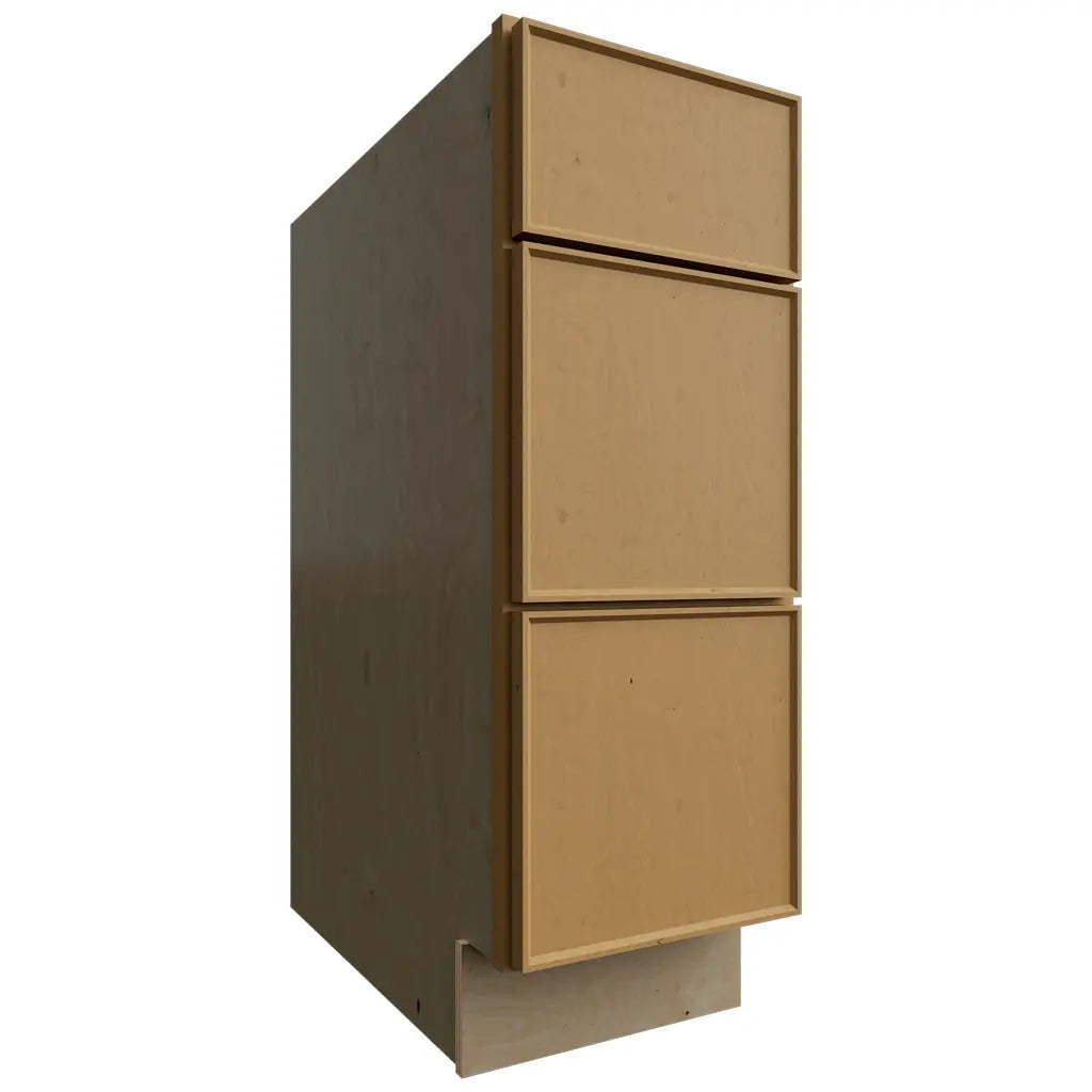 Fabuwood Allure Echo Timber 12" W X 34 1/2" H X 24" D 3 Drawer Base Cabinet